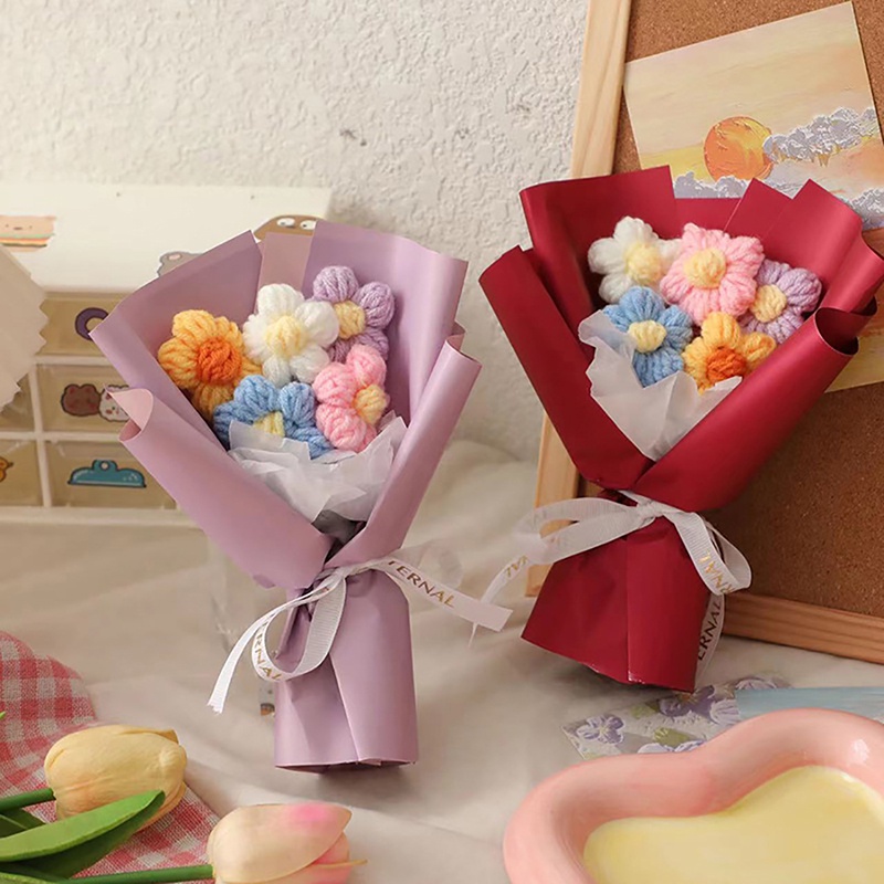 Hoa Nhân Tạo Đan Tay Trang Trí Nhà Cửa / Tiệc Cưới / Valentine timetunnel