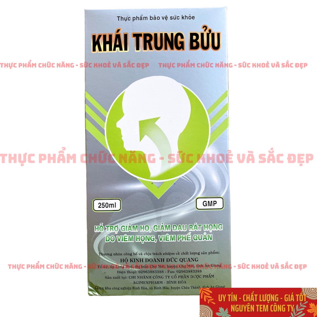 Siro Ho Khái Trung Bửu Chai 250ml