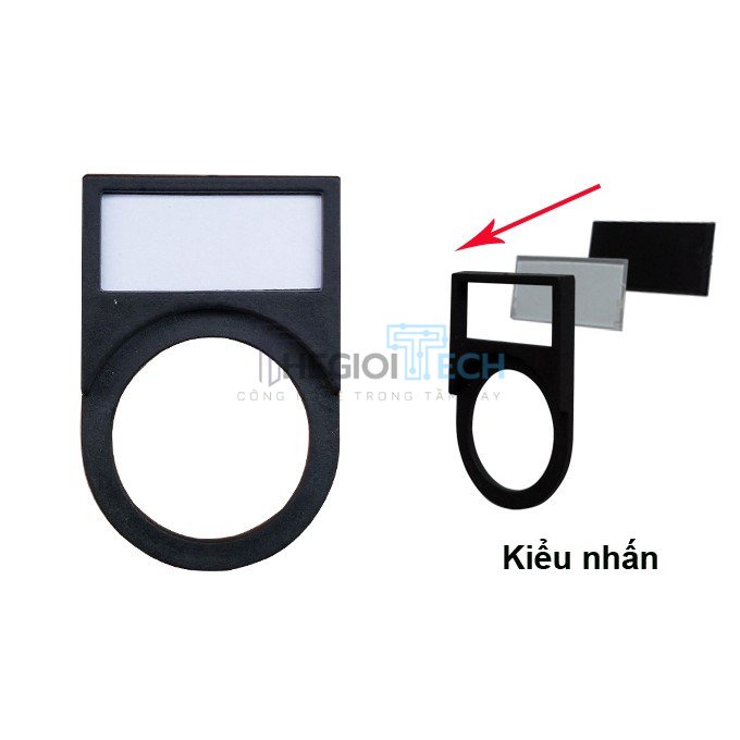Nhãn nút nhấn gắn tủ điện các kích thước Phi 25