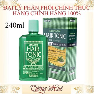 Tinh Dầu Dưỡng Mọc Tóc Hương Bạc Hà YANAGIYA Hair Tonic - 240ml ( Xanh Lá )