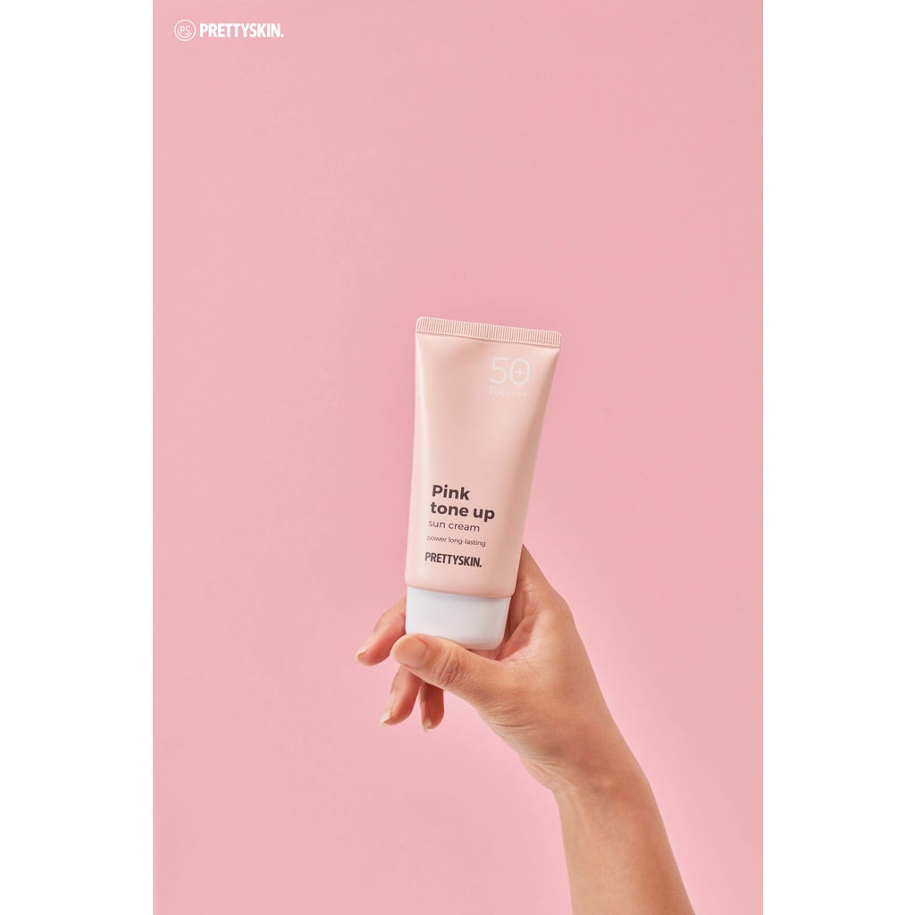 KEM CHỐNG NẮNG PINK TONE UP PRETTYSKIN