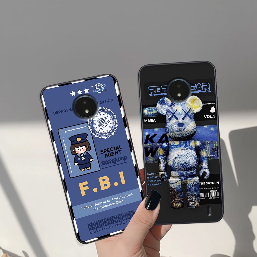 Ốp lưng  NOKIA C20 in hình Gấu Be@rick - sang sịn , RẺ - BỀN - ĐẸP