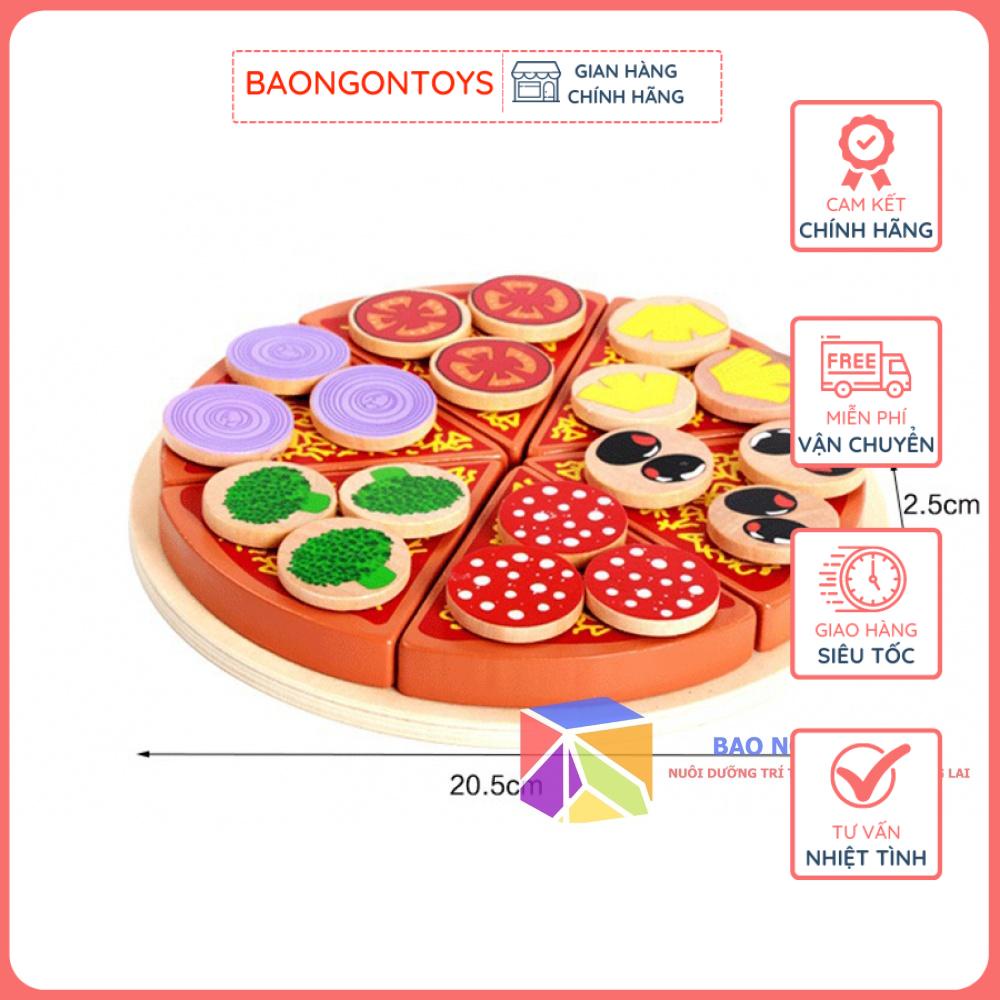 ĐỒ CHƠI NHẬP VAI ĐẦU BẾP - BÉ HỌC LÀM BÁNH PIZZA - BAO NGON TOYS - DG6