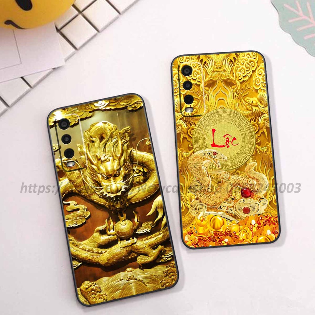 Ốp Vivo Y20 / Y20s / Y12s / Y51S in hình 12 Con Giáp Tài Lộc 3D