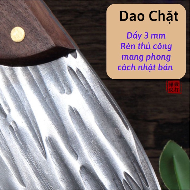Dao chặt xương nhà bếp cao cấp nhật bản thiết kế thép không gỉ chuyên dùng để chặt thái siêu sắc đa năng