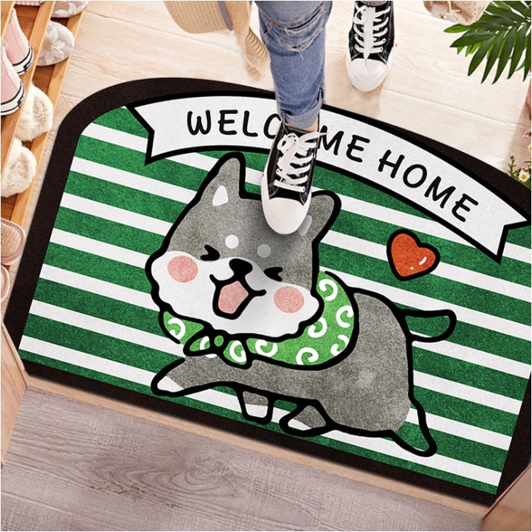 Thảm trải sàn lót chân animal dễ thương tấm lót trang trí phòng chùi chân thấm nước nhà tắm tốt đẹp rẻ