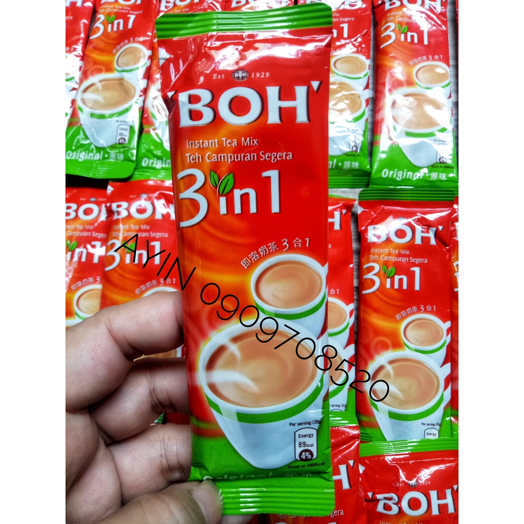 Gói Lẻ - Trà Sữa BOH 3in1 Vị Truyền Thống