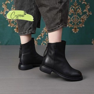Giày Boot Bốt Martin Thời Trang Da Cao Cấp Hàn Quốc