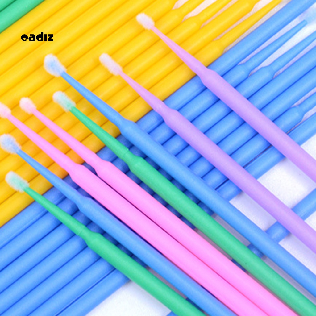 Hộp 200 Tăm Bông Cotton Nhẹ Dùng Một Lần Cho Trang Điểm Lông Mi / Lông Mi