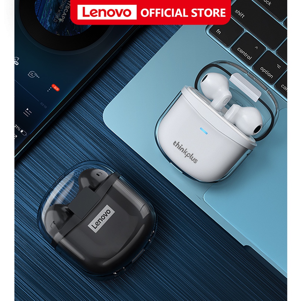Tai Nghe Bluetooth Lenovo XT96 nhét tai không dây chụp tai có micro Chính Hãng Bass mạnh Low Latency With HD Stereo Sound Audio Headset Earpieces Headphone Microphone Sports TWS With Mic