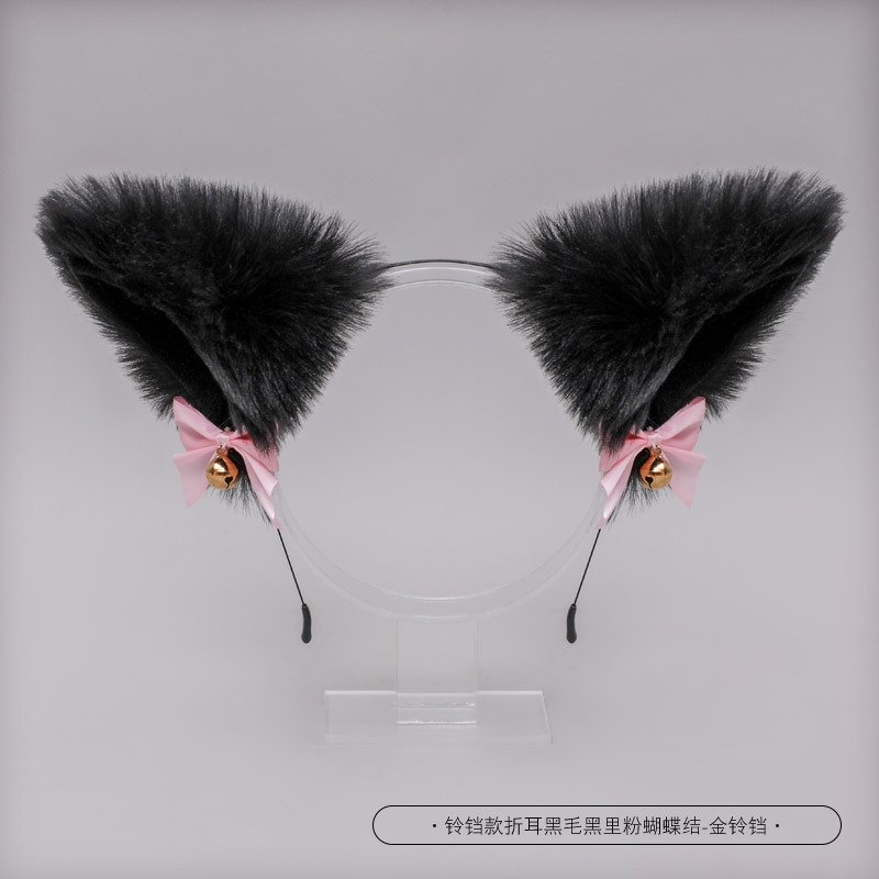 Băng Đô Tai Mèo Bông Dễ Thương Phong Cách Lolita Nhật Bản