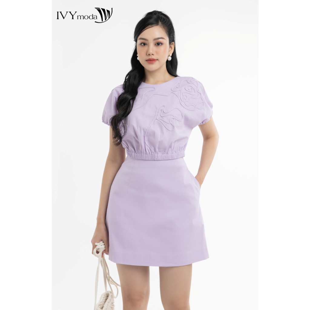 Chân váy thô 2 lớp IVY moda MS 31M7631