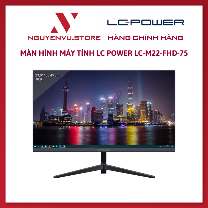 Màn hình LC-Power LC-M24-FHD-75 23.8 Inch FHD VA 75Hz 5ms - Hàng chính hãng