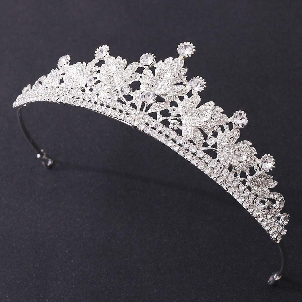 Vương Miện Công Chúa 26Eddie Kiểu Vintage Thanh Lịch Cho Cô Dâu|Baroque Hợp Kim Baroque|Băng Đô Cài Tóc Phong Cách Hàn Quốc