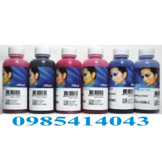 Bộ mực in chuyển nhiệt inktec Hàn Quốc chai 100ml/1 màu