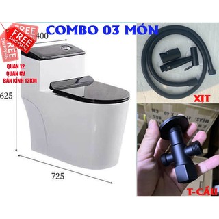 Bồn cầu 1 khối,bồn cầu giá rẻ men sứ đẹp bảo hành bộ xả 1 năm