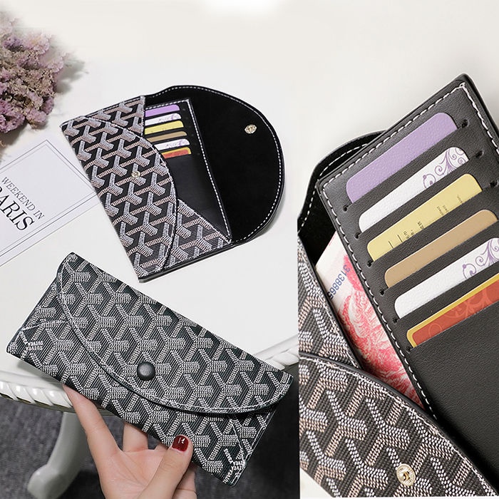 GOYARD Ví Cầm Tay Đựng Thẻ Bằng PVC Siêu Mỏng Tiện Dụng