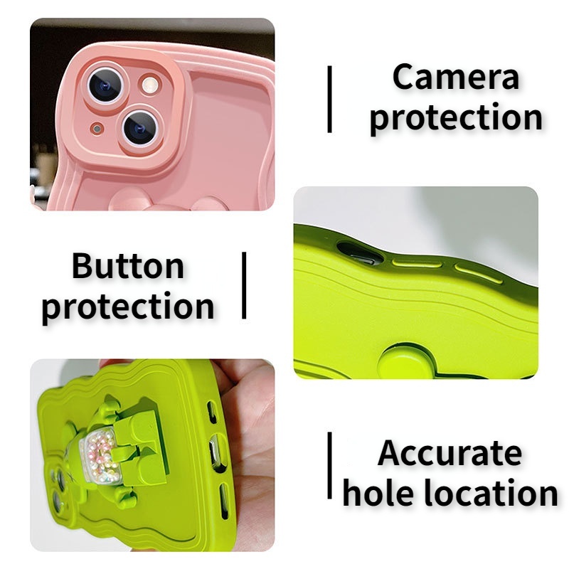 Ốp Điện Thoại TPU Có Giá Đỡ Hình Gấu Cho Vivo V2026 V2027 V2052 V2029 V2032 V2038 V2033 V2042 V2043 V2048 V2054 V2037 V2065 Phù Hợp