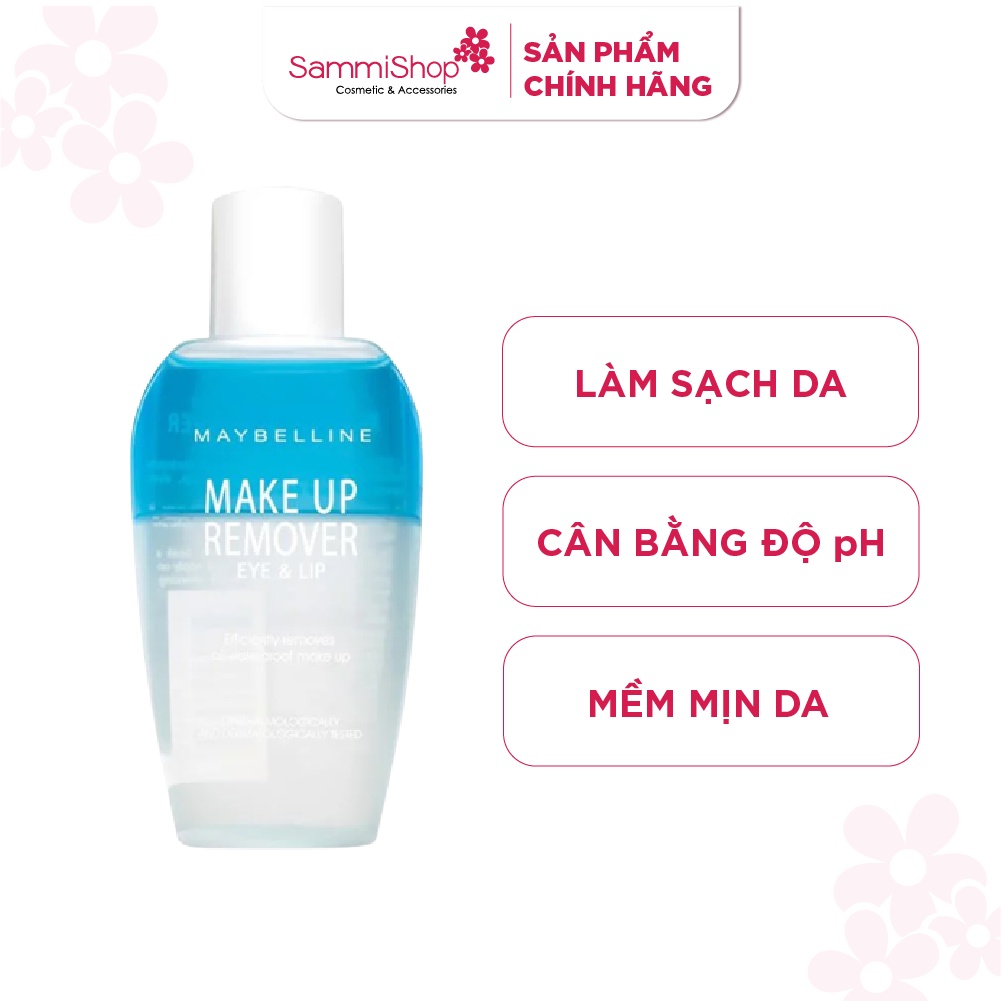 Tẩy trang mắt môi Maybelline Makeup Remover Lip & Eye