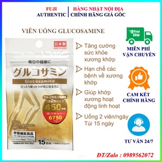 Viên uống bổ xương khớp Glucosamine túi 15 ngày 30 viên Nhật Bản hỗ trợ xương khớp