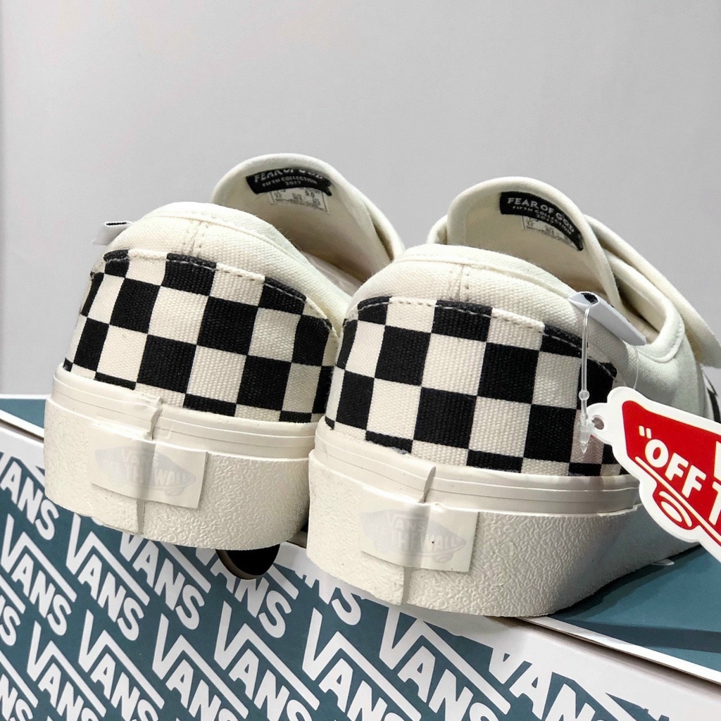 Giày Vans Caro Dán Giầy Nam Xỏ Vans Dán