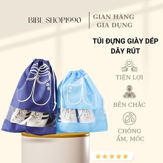 Túi đựng giày dép dây rút bằng vải không dệt