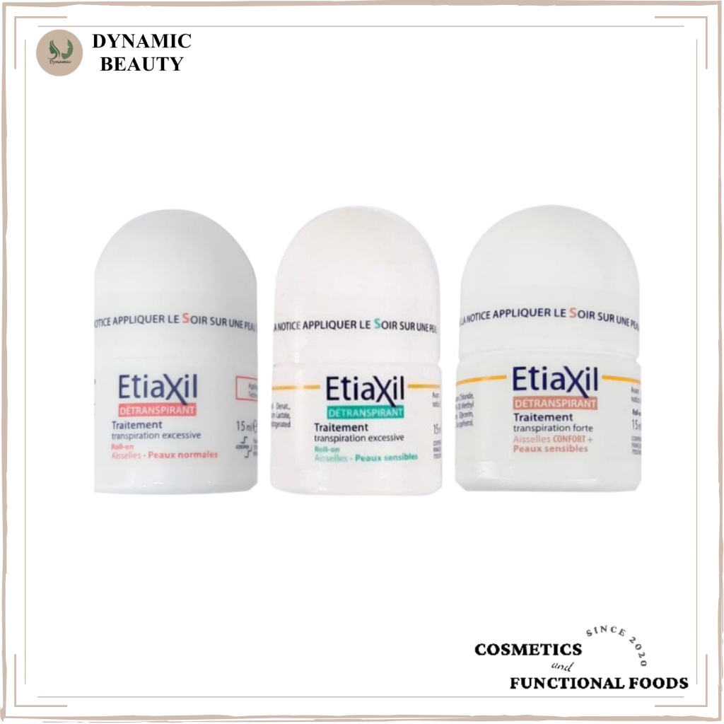 Lăn khử mùi Etiaxil peaux sensibles 15ml ngừa mồ hôi, hôi nách không ướt dính áo hay gây ố vàng áo