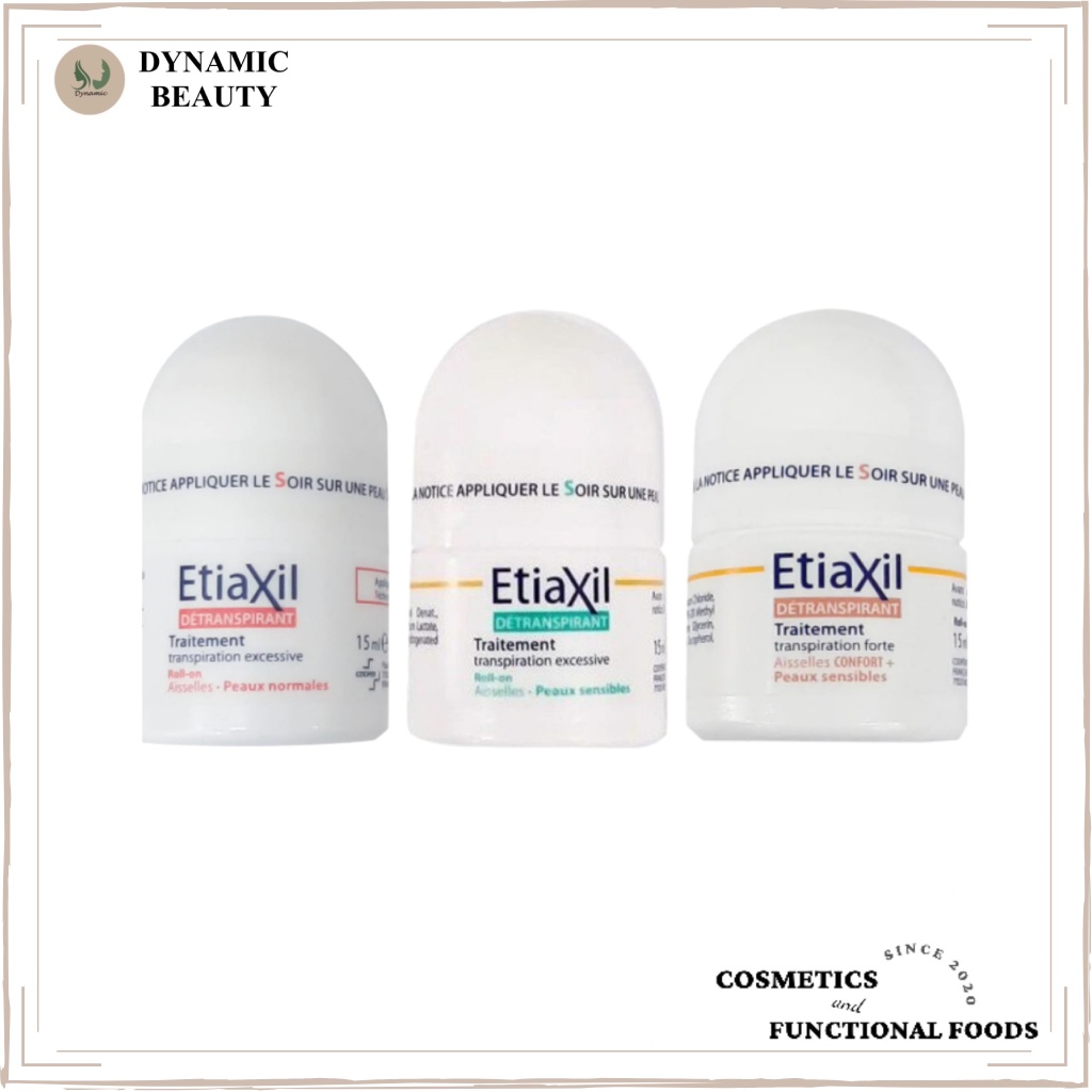 [Tem chính hãng] Lăn khử mùi Etiaxil peaux sensibles 15ml ngừa mồ hôi, hôi nách không ướt dính áo hay gây ố vàng áo