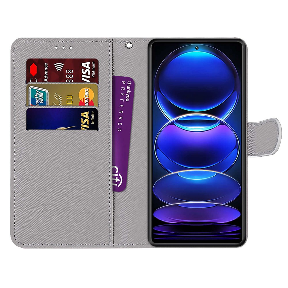 Bao Da Điện Thoại PU Nắp Gập Nam Châm Kiểu Ví Có Khóa Nam Châm Hình Động Vật 3D Thời Trang Cho Redmi Note 12 Pro Plus 5G