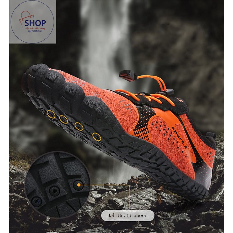 Giày Thể Thao Dưới Nước, Giày Lội Nước,Giày Leo Núi Kiểu Dáng Mới, Thoáng Khí Nhanh Khô đế mềm