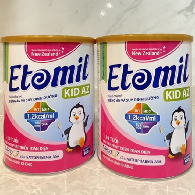 QUÀ TẶNG KHI MUA 2 LON SỮA BỘT ETOMIL KID AZ LON 900G