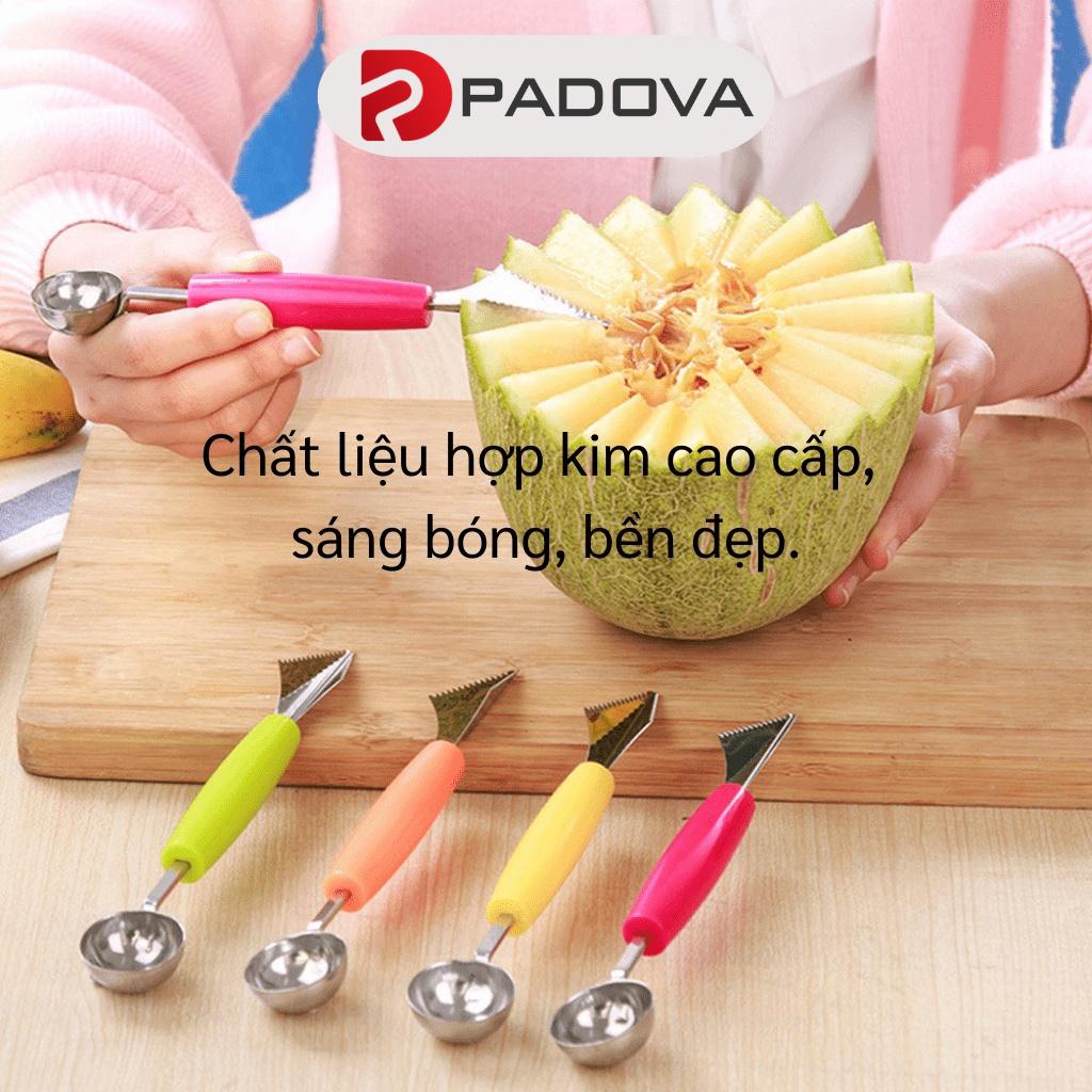 Dụng Cụ Tỉa, Múc Tạo Hình Hoa Quả Trái Cây 2 Đầu Tiện Dụng PADOVA 8114