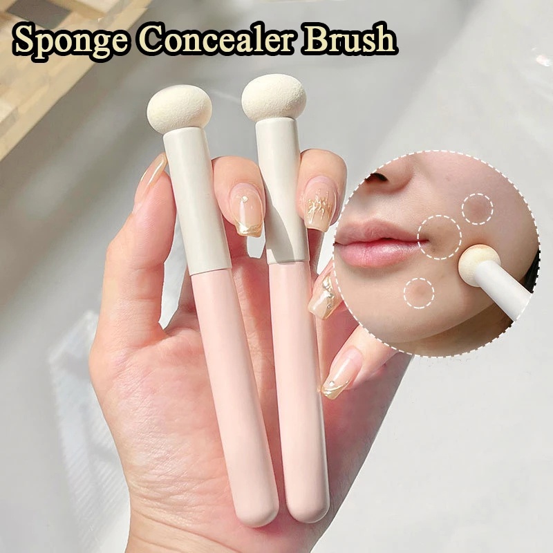 Cọ Trang Điểm Mini Đa Năng Có Mút Xốp Hình Cây Nấm