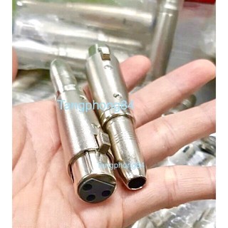 Jack Chuyển Đổi XLR Canon Cái Ra 6 Ly Cái, Đầu Chuyển Jack Canon Cái Ra 6 Ly Cái Sử Dụng Hệ Thống Âm Thanh