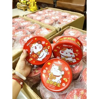 Bánh mèo thần tài hộp thiếc tròn 120g Ya!Kiss (NSX in trên hộp, HSD: 10 tháng)