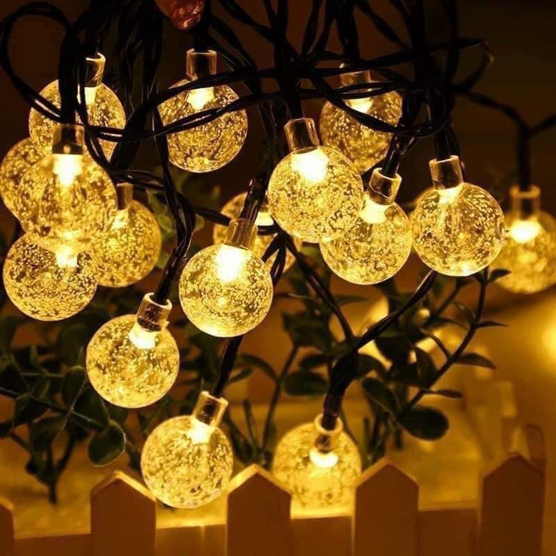Đèn Nháy Bi Bọt Nhiều Màu Dây 10 Mét Decor Trang trí Nhà Cửa Có Đầu Nối Giữa các Dây
