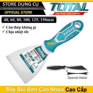 Bay sủi sơn cán nhựa total 60 - 150mm tht83606 tht83806 tht831006 tht831256 tht831506 dao cạo sơn, cạo sàn, cạo tường