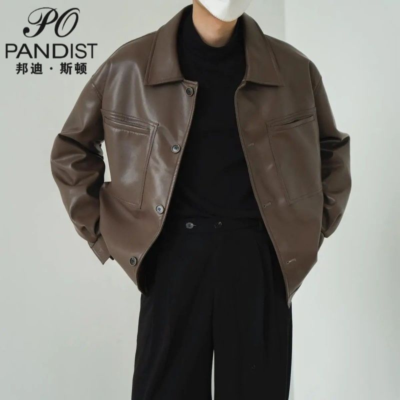 áo đông，áo khoác nam，áo nam đẹp，áo thun tay ngắn，áo tay dài，áo rộng，áo sơ mi tay dài，thời trang nam，kaki，áo len nam，hàn quốc，bigsize，áo hoodie nam，đồ bộ nam，Áo Khoác Da Vintage Thời Trang Dành Cho Nam#thoitrangnam#áothụn