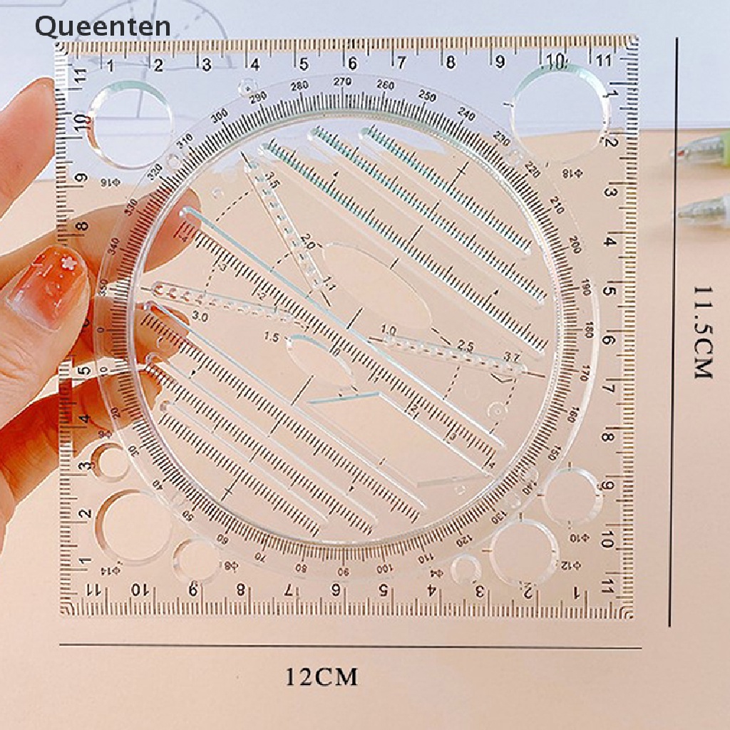Thước Vẽ Hình Học Góc Queenten al QT