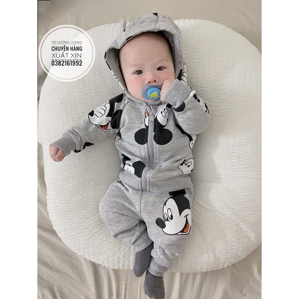 Set quần áo Mickey hàng dư xịn