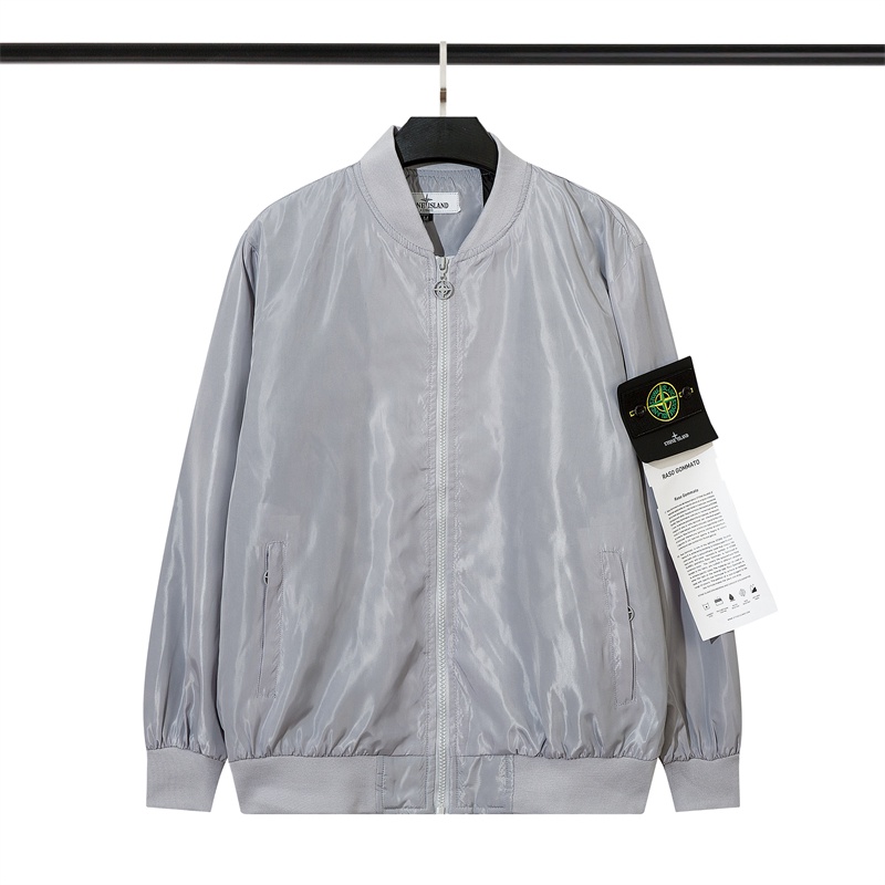 Áo Khoác Bomber Thêu Logo Stone Island100% Chính Hãng Dành Cho Nam