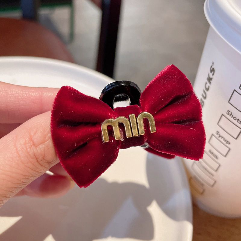 Kẹp Tóc Hình Nơ Nhỏ Xinh Xắn Thời Trang Thu Đông Phong Cách Hàn Quốc Cho Nữ