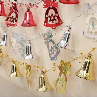 Dây chuông treo trang trí noel - dây chuông 2m có tiếng giáng sinh