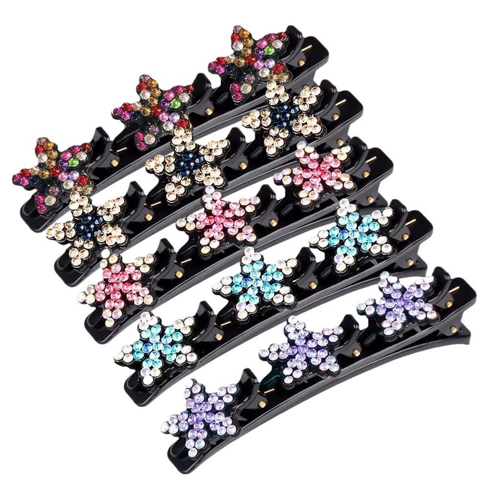 Kẹp Tóc Bện Dây Lấp Lánh Dễ Thương Thanh Lịch Cho Nữ