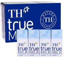 thùng 48 hộp sữa TH truemilk có đường