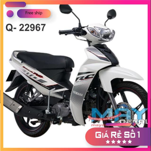 DECAL PVC 5 LỚP CHẤT LƯỢNG CAO Tem rời Sirius Rc trắng xám