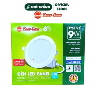 Đèn LED Panel tròn Rạng Đông PT04 90/7W - PT04 V2–110/9W
