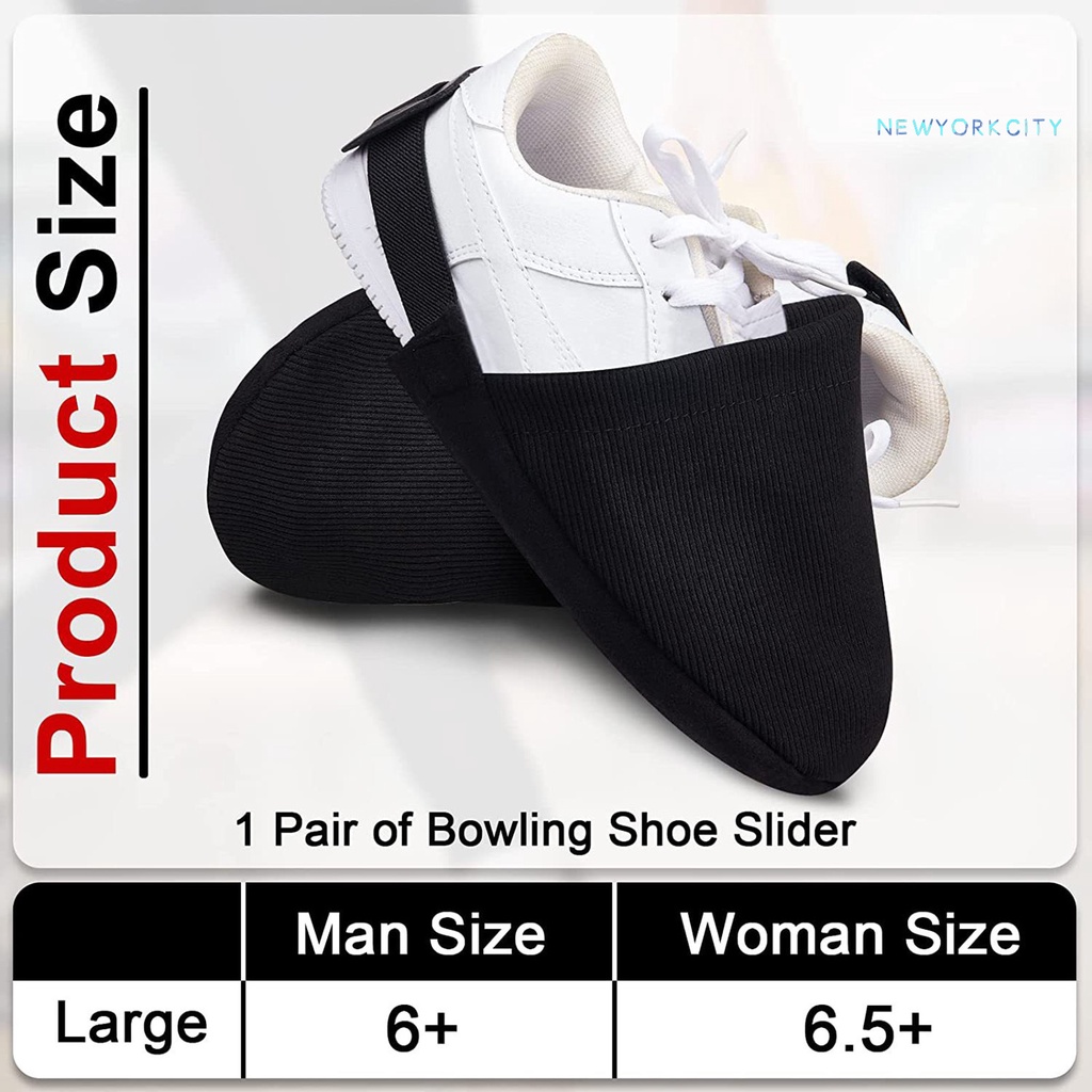 1 Cặp Vỏ Bọc Giày Chơi Bowling Chống Trượt Có Thể Tái Sử Dụng Cho Nam Nữ