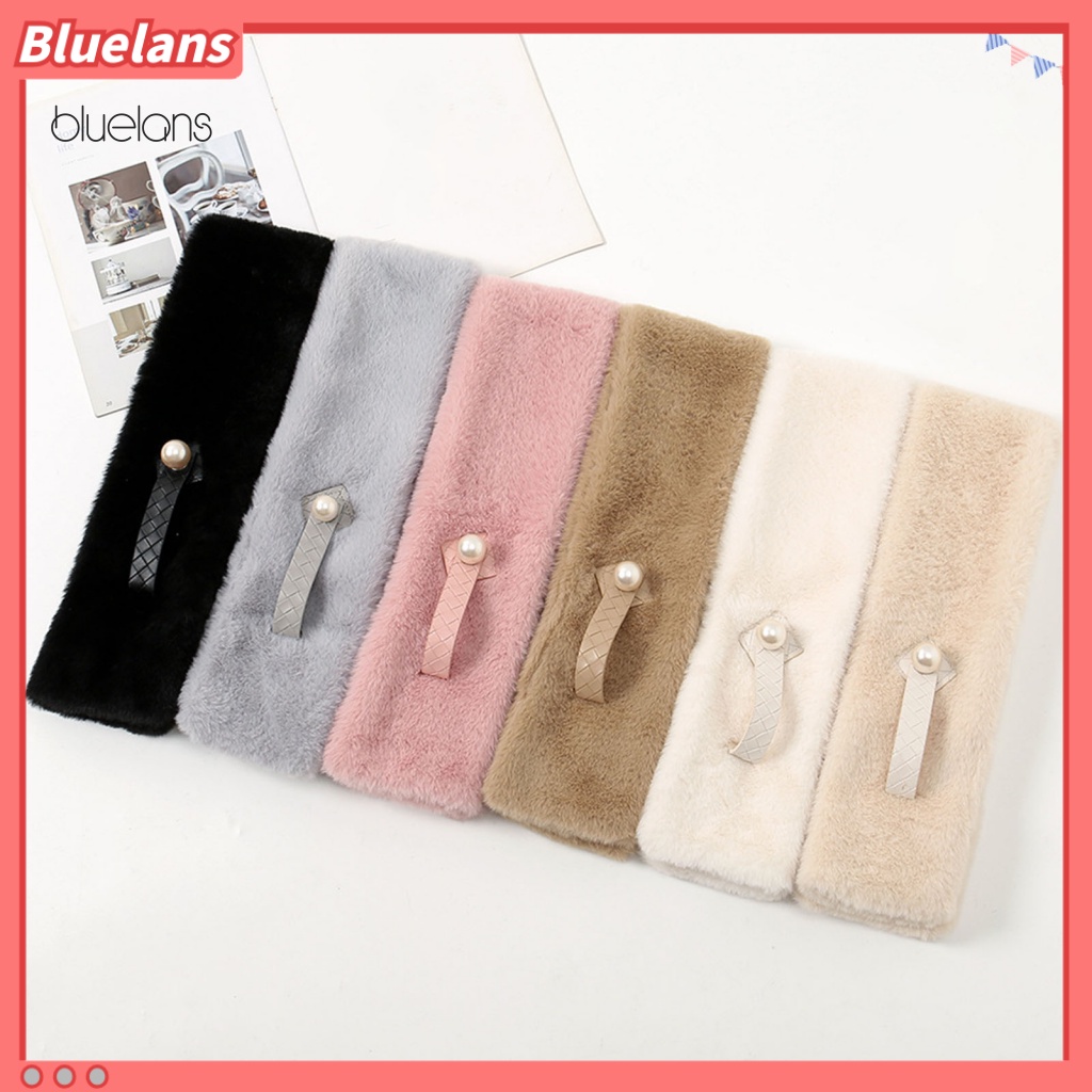 Khăn Choàng Cổ Bằng Lông Cashmere Giả Hai Mặt Thoải Mái Thời Tiết Thu Đông Cho Nữ