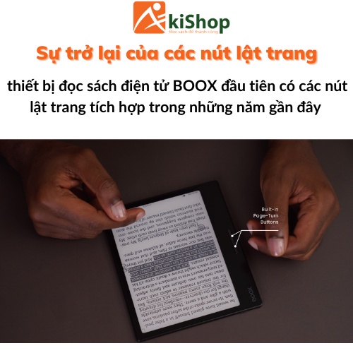 Máy đọc sách Boox Leaf 2 32GB trắng kèm cover chính hãng Akishop | BigBuy360 - bigbuy360.vn